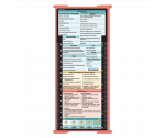 WhiteCoat Clipboard® Trifold - Coral Occupational Therapy Edition